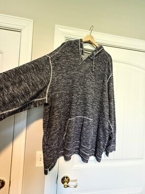 Tommy Bahama Men’s Lightweight Hoodie 2XLB Big & Tall Blue/Gray Pullover Casual